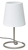 lamparas duster 2018 ⭐ Ambiente acogedor: la lámpara de mesa moderna es una adición bienvenida a su espacio. Da un ambiente hermoso y acogedor a los dormitorios y se puede colocar en la ventana como decoración. La pantalla de tela garantiza una distribución suave y cómoda de la luz.