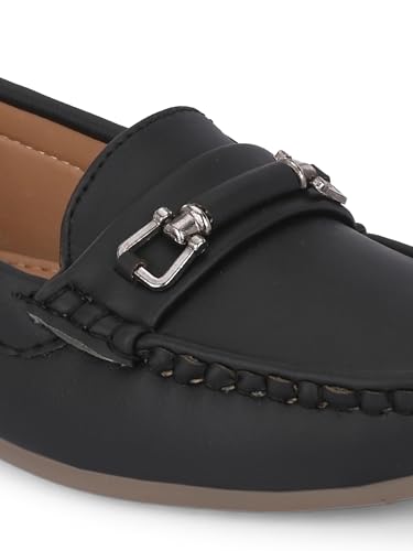 Image of Karaddi Women's Loafers | Cushioned Footbed | Stylish Fashion Moccasins | Comfortable Slip On Formal Loafer for Women | Flexible Style Casual Shoes | Formal Office Wear Shoe