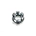 Azusa Slotted Hex Nut, 3/4-16, Zinc Plated