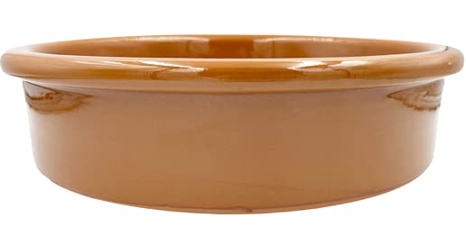 OLLA CAZUELA TARTERA BARRO ESMALTADO CALIDAD - GALLEGA - FABRICACIÓN NACIONAL (32 CMS)