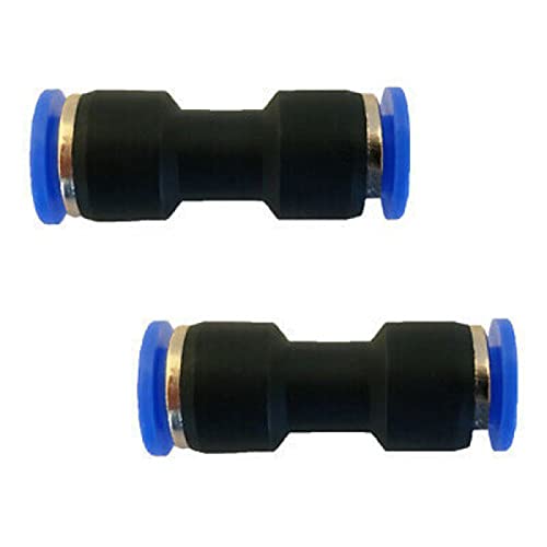 Conector de tubo de conexión neumática de 6mm, 2 uds., accesorios de tubería de agua rápida de aire, manguera de empuje de acoplamiento rápido OD de tipo múltiple