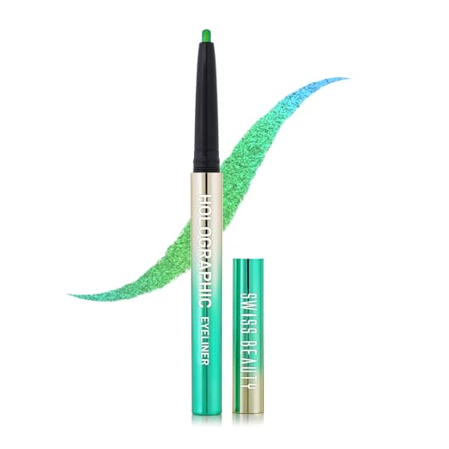 SWISS BEAUTY Holographic Shimmery Pencil Eyeliner | Waterproof, Smudge Proof, Long Lasting Pencil Eyeliner With Easy Application | Shade- Coloured Earth, 0.2G, Multicolor
