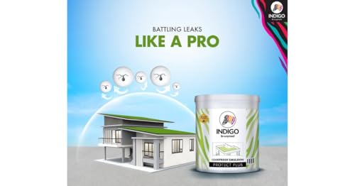 Image of Indigo Leak Proof Emulsion 10L Waterproofing Matt Finish - White | Premium Paint |10 Liters | White
