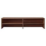 無印良品 スタッキングキャビネット・幅162.5cm・追加セット・ウォールナット材 幅162.5×奥行39.5×高さ40cm 38917977