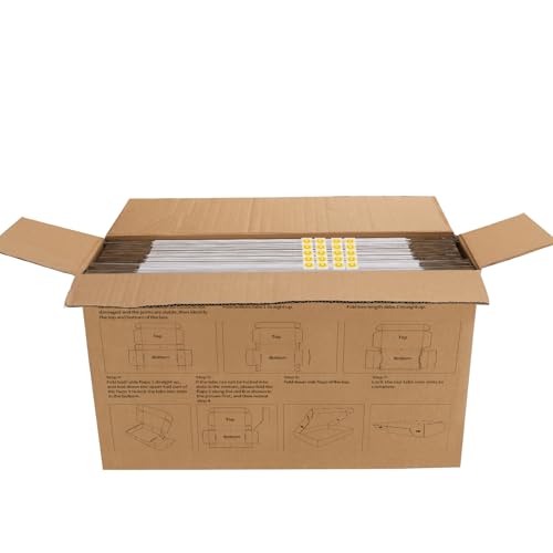 Image of HORLIMER 13x10x3 Shipping Boxes Set of 20, White Corrugated Cardboard Mailer Box for Packing Small Business