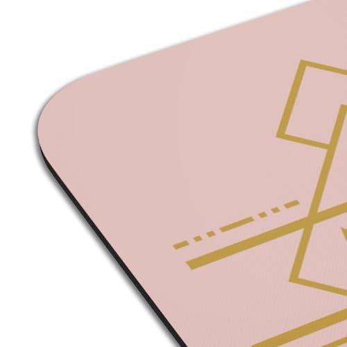 Sets de table rose caoutchouc antidérapant pour protéger les meubles