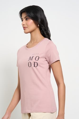 Image of Honey Women's 100% Cotton T-Shirt | Regular Fit | Round Neck | Half Sleeve