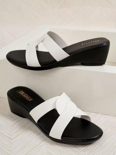 Image of IKAGI Sandal Fashion Wedding Casual Platform Wedges Slip-On Sandals For Womens & Girls