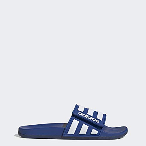 Image of Adidas Men ADILETTE COMFORT ADJ Synthetic Swim Slide FTWWHT /SCARLE /ROYBLU | GTD10