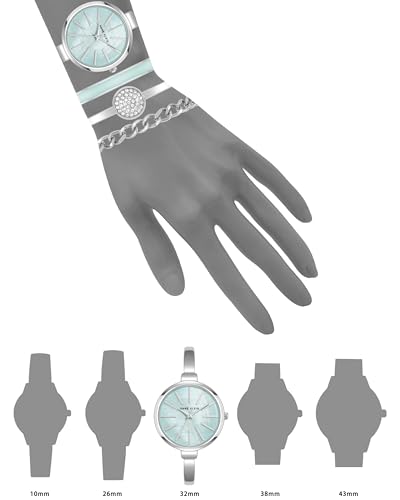 Image of Anne Klein Women's Bangle Watch and Bracelet Set