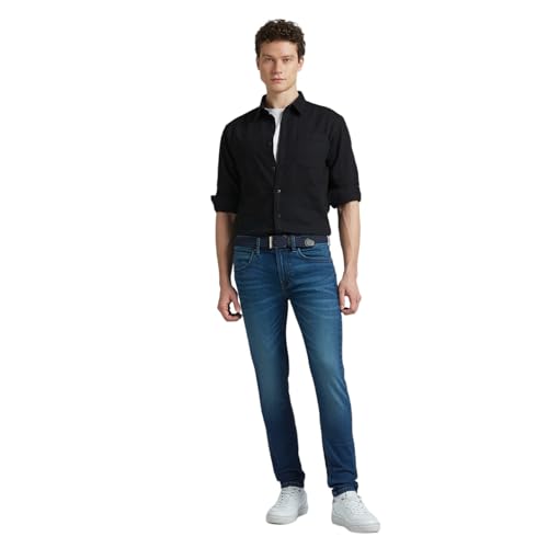 Image of Pepe Jeans Men's Regular Fit Jeans | Mid Rise | Chinox | Jeans for Man