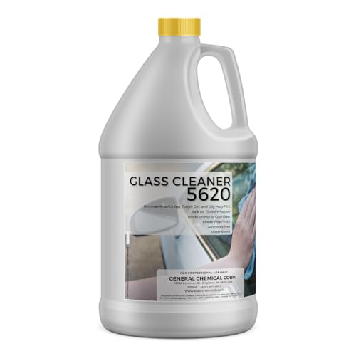 AutoGeneral Car Glass Cleaner 5620 -Streak-Free Window Windshield Power Cleaning Ammonia Free Automobile Glass Polisher Car Windows & Mirror Cleaner - 1 Gallon