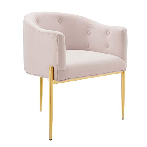 Modway Savour Tufted Performance Velvet Accent Chair, One, Pink Modway Savour Tufted Performance Velvet Accent Chair, One, Pink