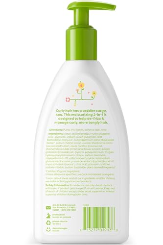 Babyganics 2-in-1 Curly Hair Shampoo & Conditioner, Apricot Chamomile, Moisturizing, Tear-Free image 4