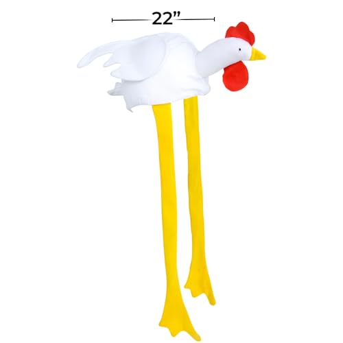 Rhode Island Novelty Chicken Hat, One Per Order - Thumbnail 3