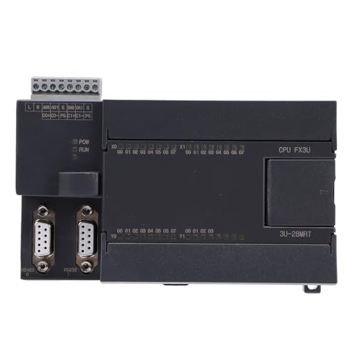Kikumi - Kikumi Programmable Logic Module Controller Unit 16 in 12 Out 2 Channel 60K High Speed Counting PLC Controller