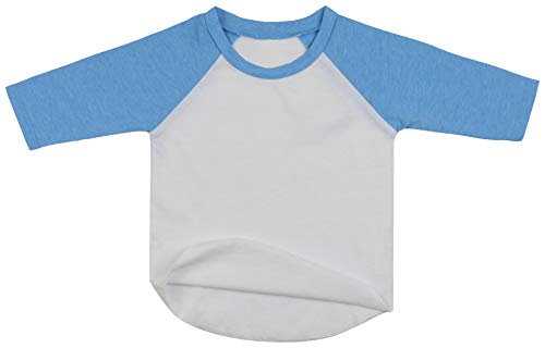Image of ToBeInStyle Kids Boys Girls Cotton Jersey Contrast Raglan V-Neck Tee T-Shirts