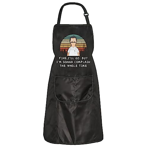 Bobs TV Show Merchandise Burgers Fans Apron Gift I Love You But Youre All Terrible Apron Belcher Inspired Housewarming Gift (Whole time apron)
