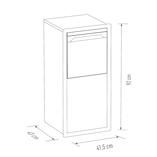 Caja de paquetes Matti en gris grafito - imagen 6