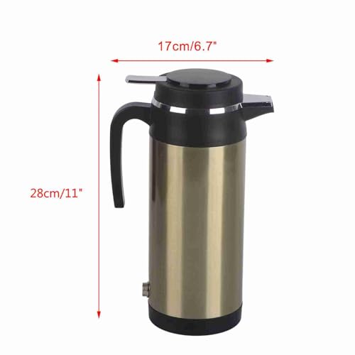 Hervidor eléctrico para auto Qiilu 24V 1200 ml miniatura 5