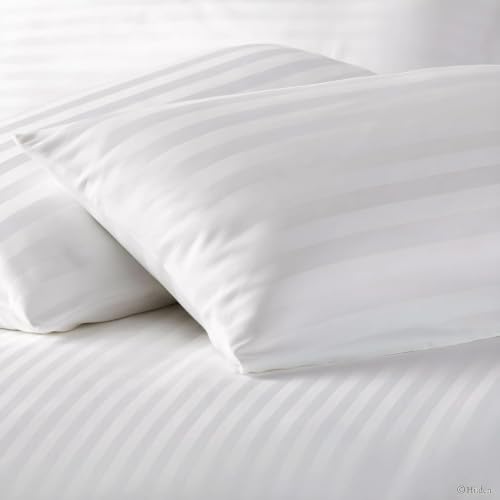 Image of Pure Cotton Hotel Bedsheet 90 x 100 Inches | Double Bed Bedsheet | Soft, Breathable & Skin Friendly Cotton Bed Sheet |Flat Sheet for Home, Hotel, Guest House & Bedroom | Durable & Easy Care