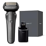 パナソニック メンズ シェーバー ラムダッシュ PRO 5枚刃 電動 髭剃り ラムダッシュAI⁺ 全自動洗浄充電器 ES-L571U-S チタンシルバー