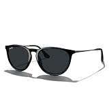 MERRY'S Vintage Polarized Sunglasses for Women Men Retro Round Mirrored Lens Sun glasses UV400
