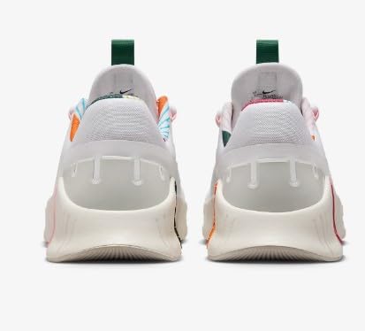 Nike Free Metcon 5 Women's Workout Shoes (White/Sail/Fir/Pink Bloom Fn8920-161, US Footwear Size System, Adult, Women, Numeric, Medium, 5.5)