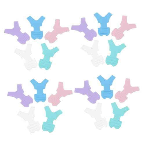 Angoily Professional Eyelash Tech Supplies 25pcs Lash Perm Brush Lash Grafting Tool False Eyelash Patches