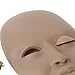 3PCS Eyelash Mannequin Head Removable Replaced Eyelids Training Model for Lash Extension Practice Beauty Makeup Salon Dark Brown Light Brown Pink