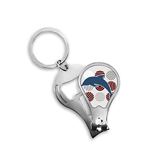 Coupe-ongles pieds dauphin accessoire pédicure dessin cartoon illustré