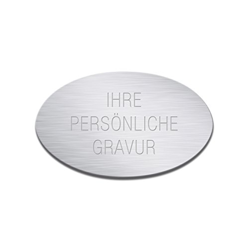 Steelman24 I Omini di Viti Piastra di Incisione Personale I Idee Regalo Originale I Soprammobili in Metallo I Modellino