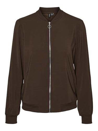 VERO MODA Damen VMCOCO L/S Bomber GA NOOS Kurzjacke, Chocolate Torte, L