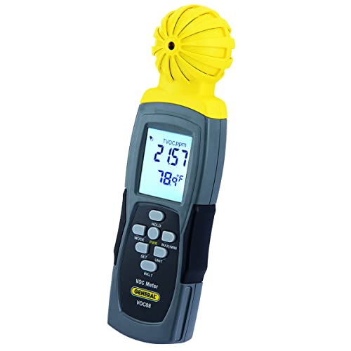 Image of General Tools VOC Tester #VOC08 Data Logger - Volatile Organic Compound Emission Detector