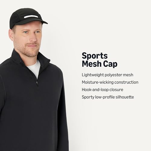 Image of Amazon Essentials Men's Adjustable Moisture-Wicking Sports Mesh Baseball Cap