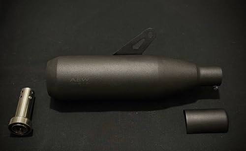 Image of AEW EDGE STAINLESS STEEL BLACK EXHAUST FOR BEAR 650