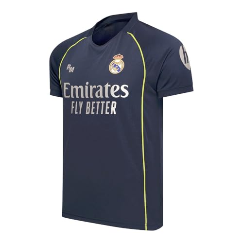 Real Madrid Camiseta Futbol Adulto 2a equipación 25-26 - Réplica Oficial Camiseta Deporte Talla XL