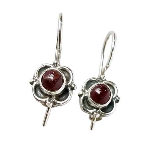 Boucles d'oreilles rubis naturel : fini les bijoux ternes avec l'argent 925
