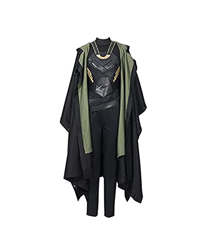 TISEAS Women Sylvie Loki Cosplay Costume Female Loki Cosplay Suit With Cloak (Style 2, S)