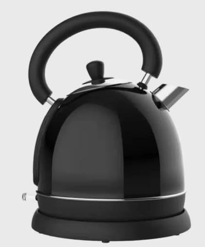 Tetera Eléctrica Retro Negra 1.8 L 5 Tazas