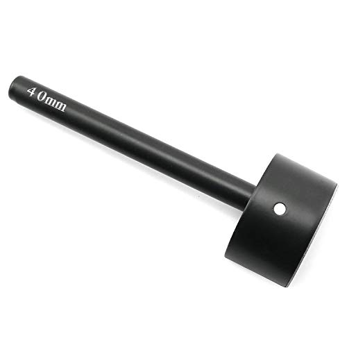 SQXBK Halbrunder Schneider, 40 mm, schwarz, Halbkreis, Stanzer für Leder, Handwerk, Werkzeug für Riemen, Gürtel, Geldbörse, DIY, Lederhandwerk, Bogenform Cover