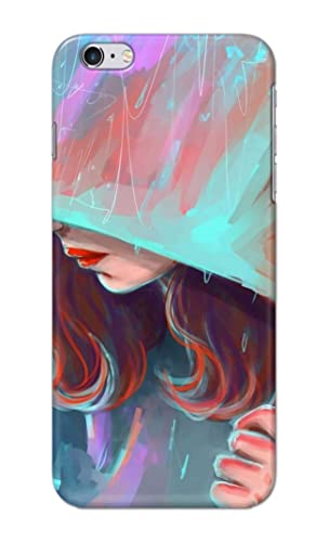 Image of PRINTFIDAA Pretty Woman Under The Umbrella Painting Printed Designer Hard Case for Apple iPhone 6 (4.7 inch) / iPhone 6S (4.7 inch) Back Cover -(e) RPM1007