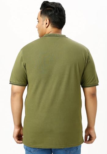 Image of Wear Your Opinion Men's Plus Size Tipped Polo Collar Neck Tshirt