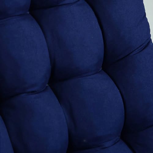 Fauteuil à bascule en fourrure bleu clair à fixation réglable