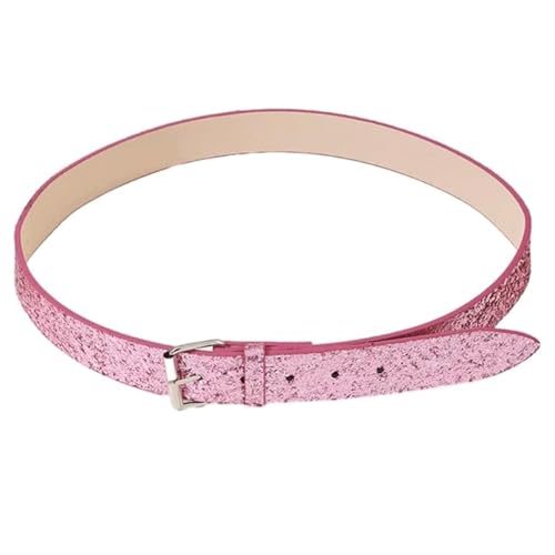 Skinny Belts, Women's Belts Faux-Leather Shinning Adjustable Buckle Female Jeans Skirt Waist Belt