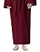 Arus Men's Hooded Classic Bathrobe Turkish Cotton Robe with Full Length Options, Burgundy XX-Large