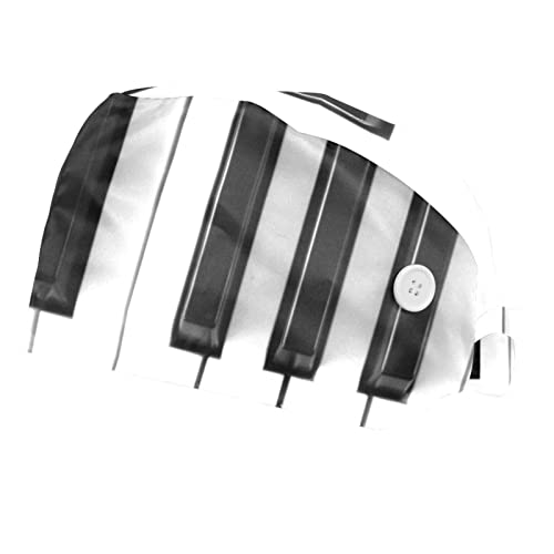 Chapeaux de Travail Piano JDEZ Casquettes de Travail Respirantes pour Hommes Femmes Lot de 2