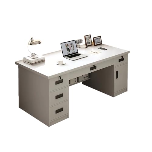 Tcrciuk �p�\�R���f�X�N�����o���t�� �w�K�� pc�f�X�N ��120/140cm×���s60cm �Q�[�~���O�f�X�N ������ �ݑ�[�N �׋��� (�z���C�g��2�w���f�X�N�i����24mm�j,�����o��5�ƃL���r�l�b�g1�i140×60cm�j)