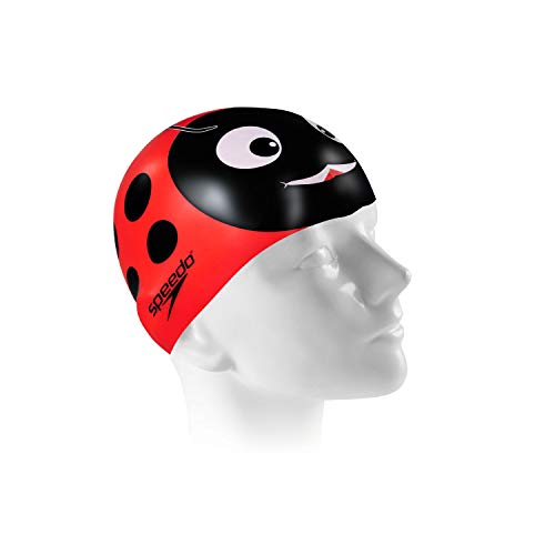 Speedo , Touca Joaninha Cap Meninas, Vermelho (Red), Único