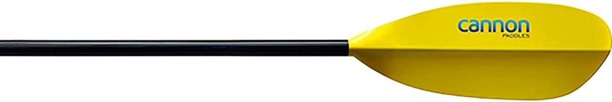 Cannon Paddles Wave FX Kayak Paddle with Yellow Fiberglass Reinforced Polymer Blades (2-Piece)